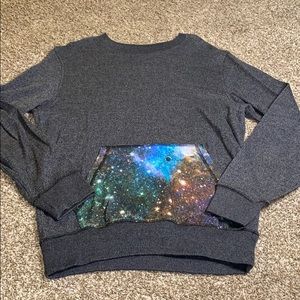 PACSUN Men’s OuterSpace CrewNeck Hoody Shirt